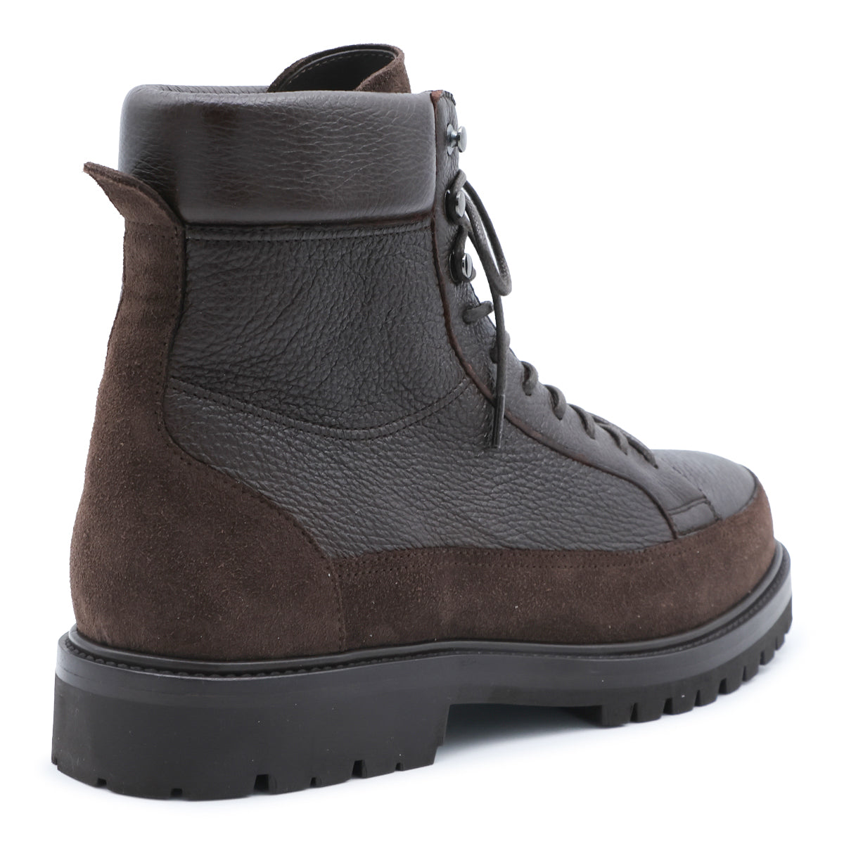 DARK BROWN LEATHER BOOTS