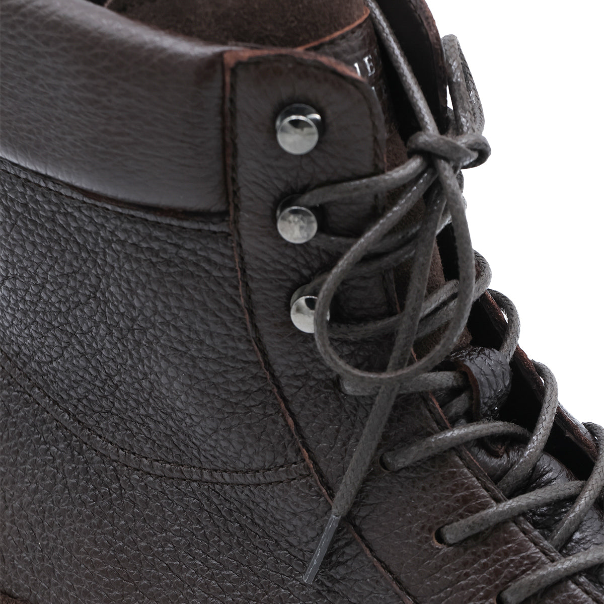 DARK BROWN LEATHER BOOTS
