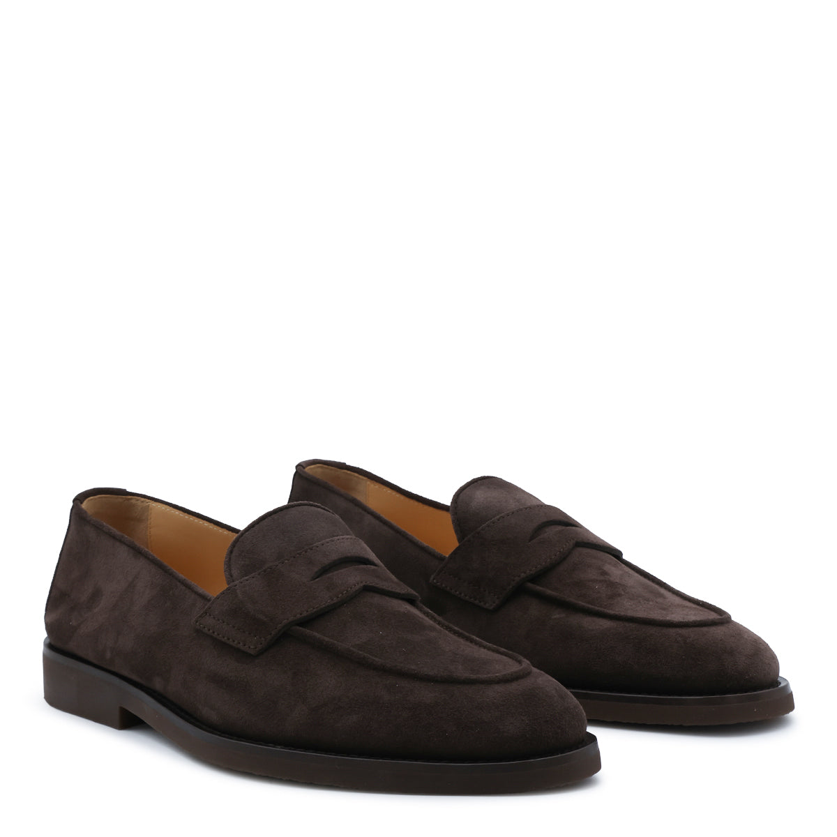 BROWN LEATHER LOAFERS
