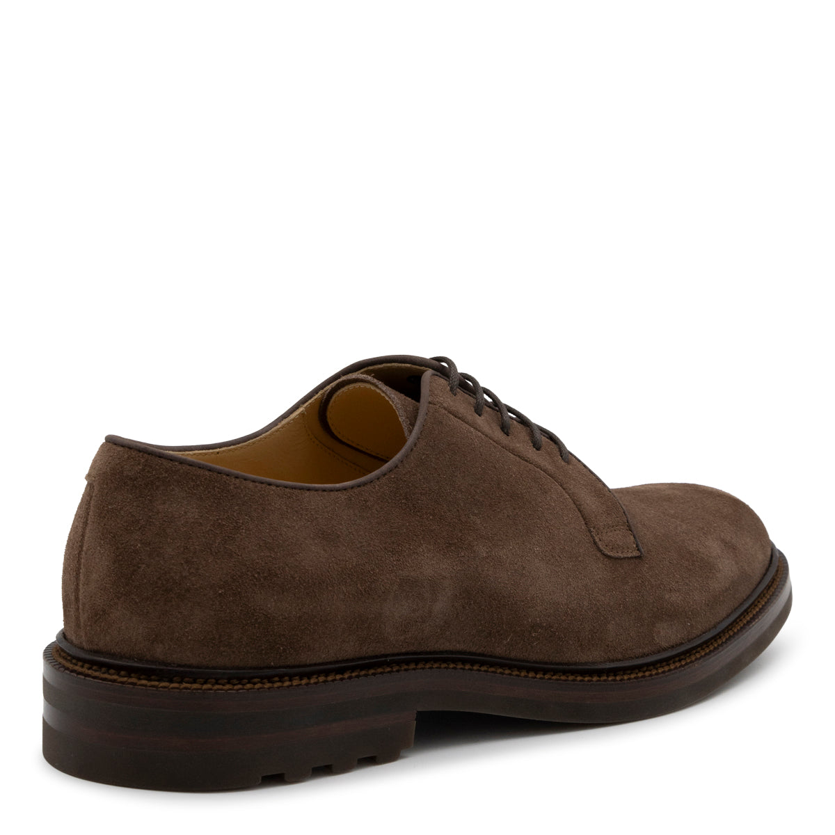 BROWN LEATHER LACE UP SHOES