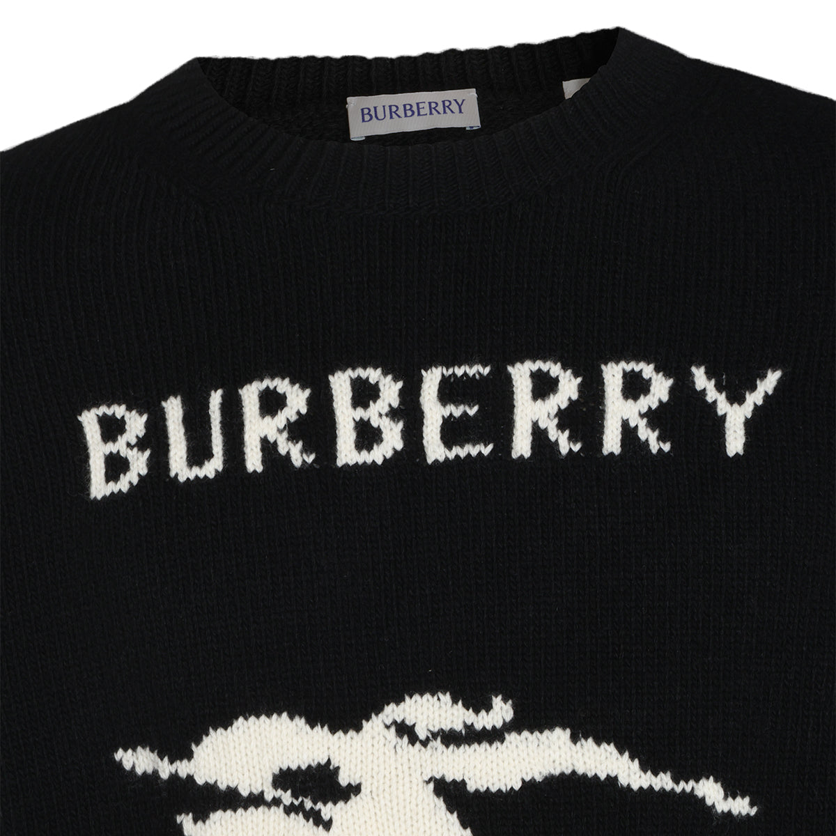 BLACK WOOL KNITWEAR