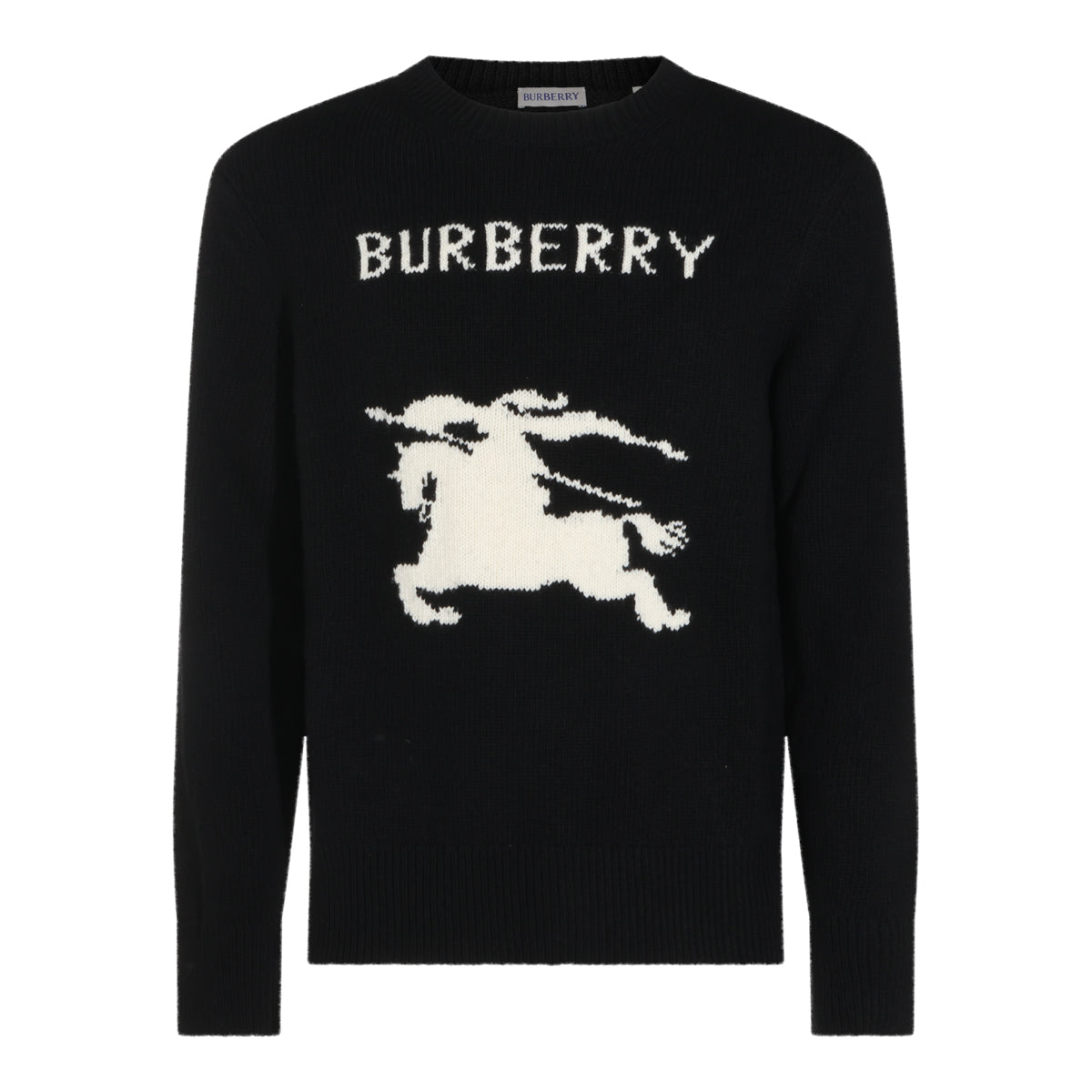 BLACK WOOL KNITWEAR