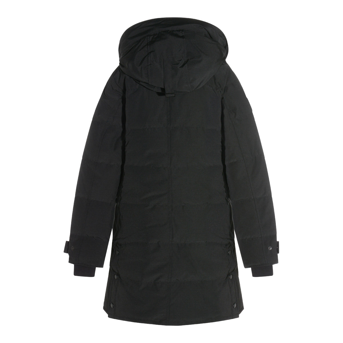 BLACK PARKA DOWN JACKET