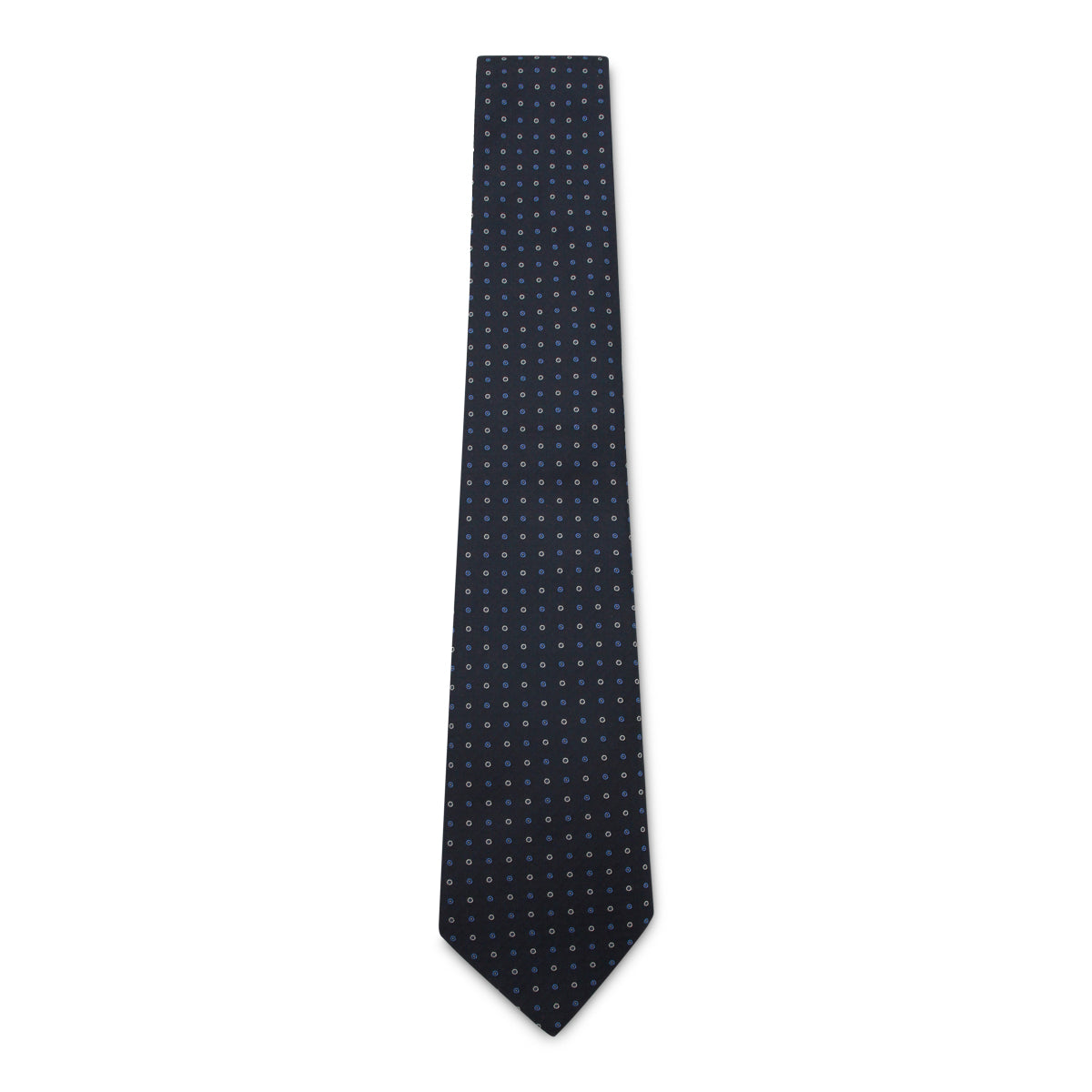 NAVY SILK TIE