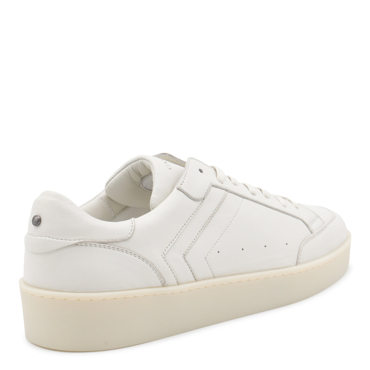 WHITE LEATHER SNEAKERS