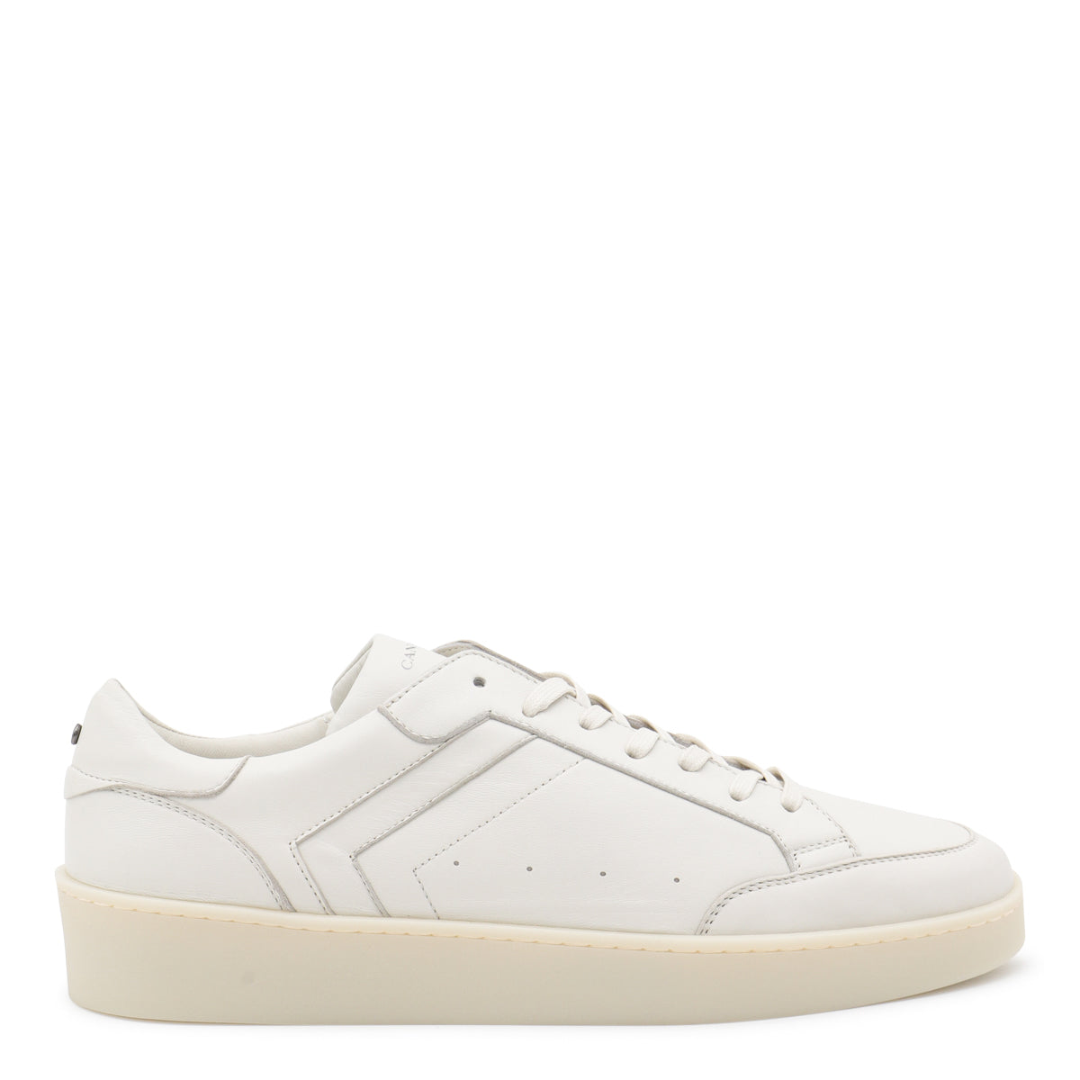 WHITE LEATHER SNEAKERS