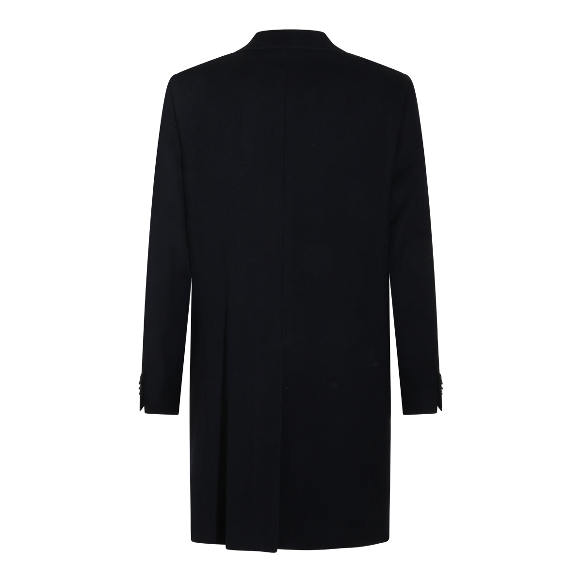 DARK BLUE WOOL COAT