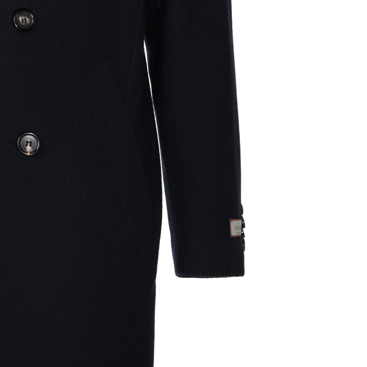 DARK BLUE WOOL COAT