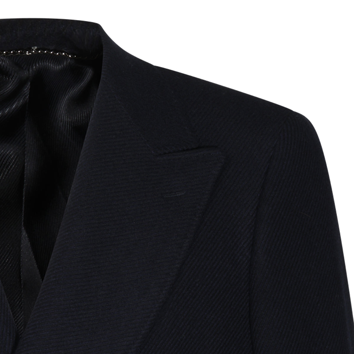 DARK BLUE WOOL COAT