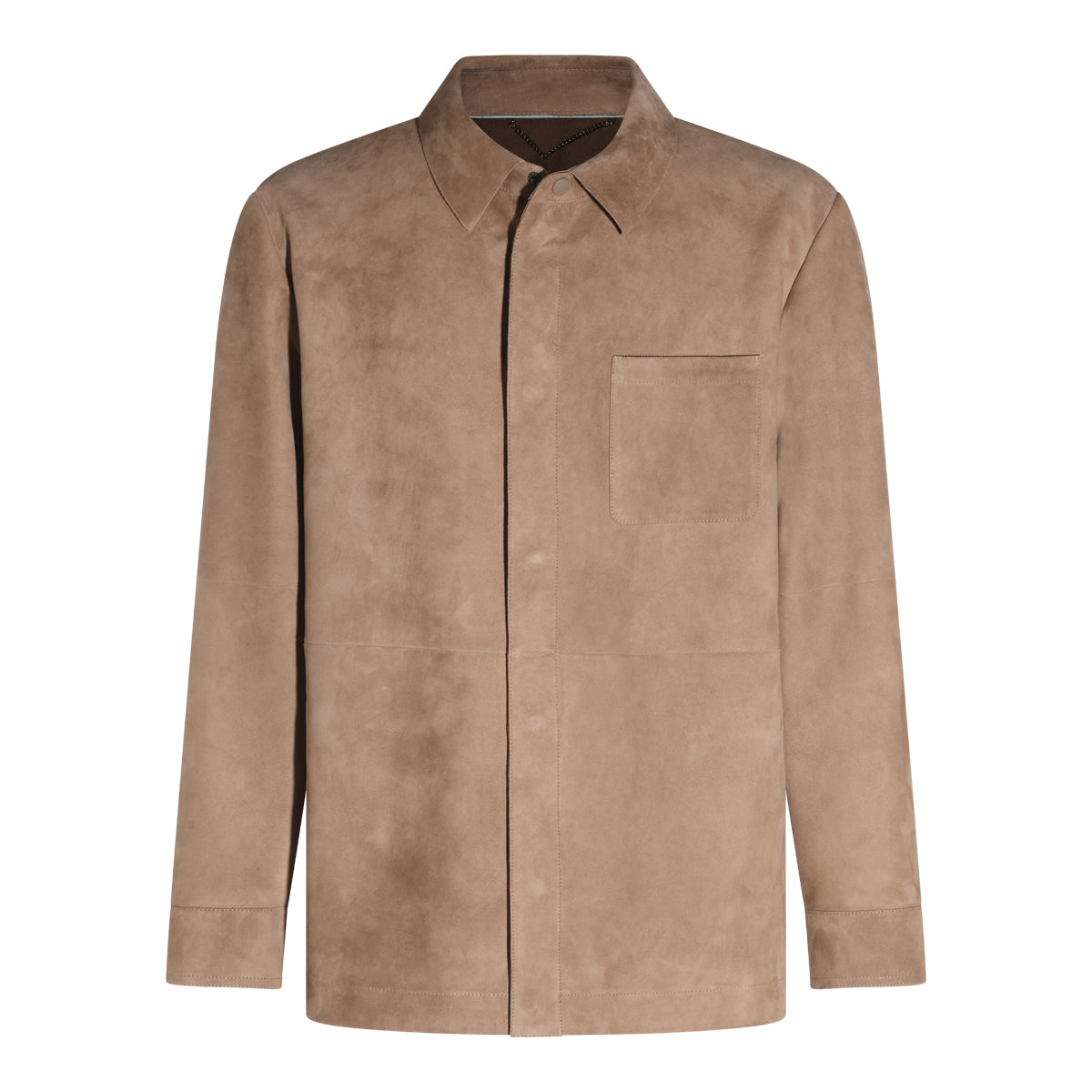 BEIGE LEATHER JACKET