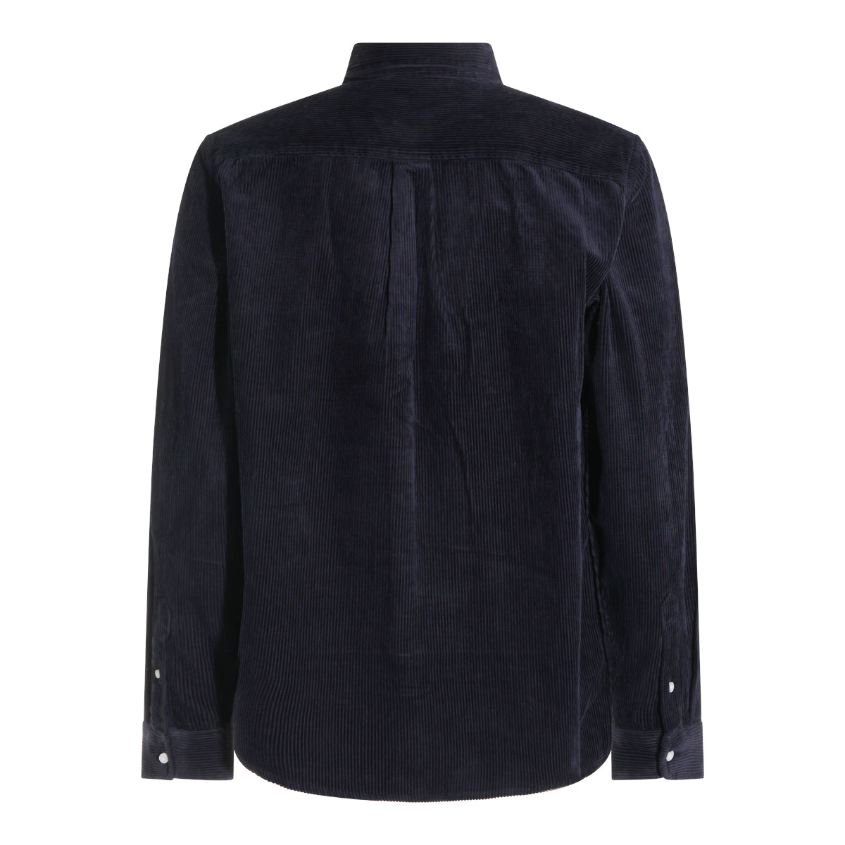 DARK NAVY COTTON MADISON CORD SHIRT