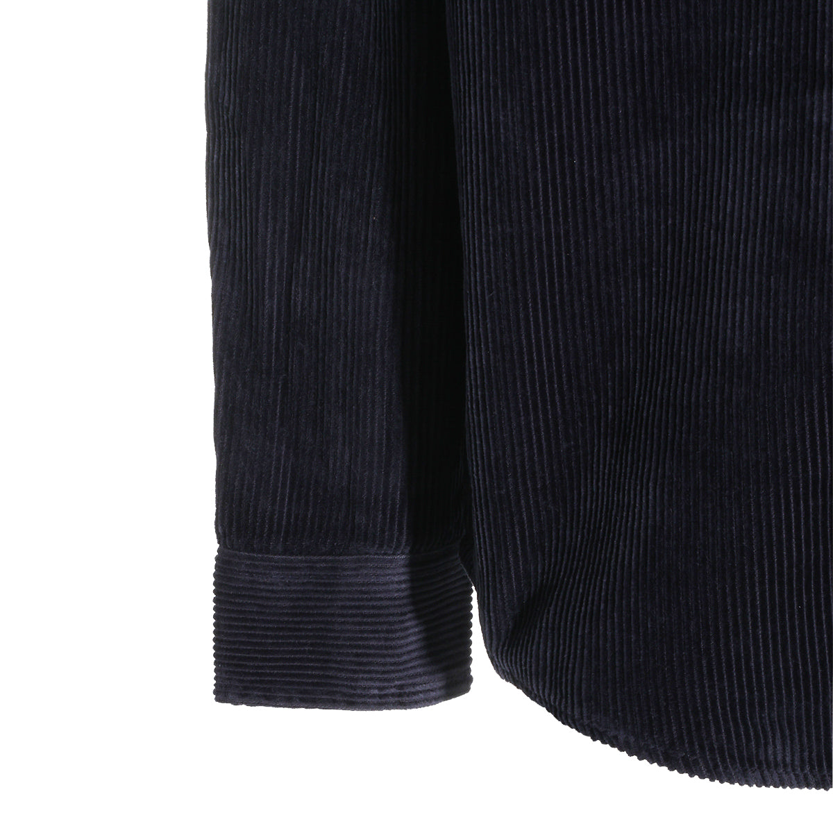 DARK NAVY COTTON MADISON CORD SHIRT