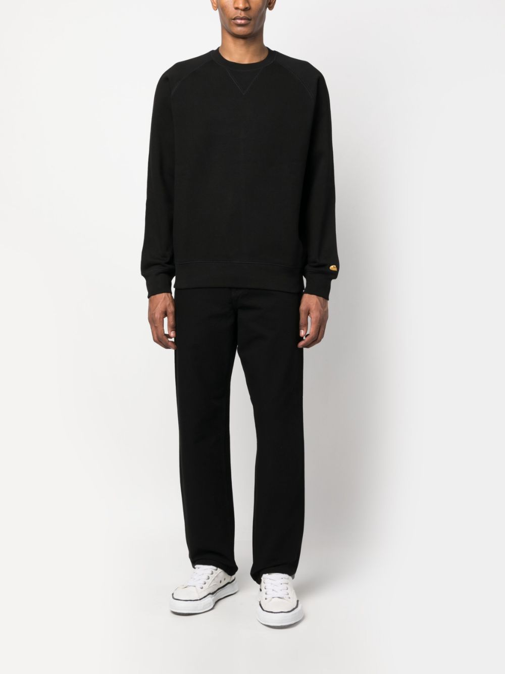 BLACK COTTON JEANS