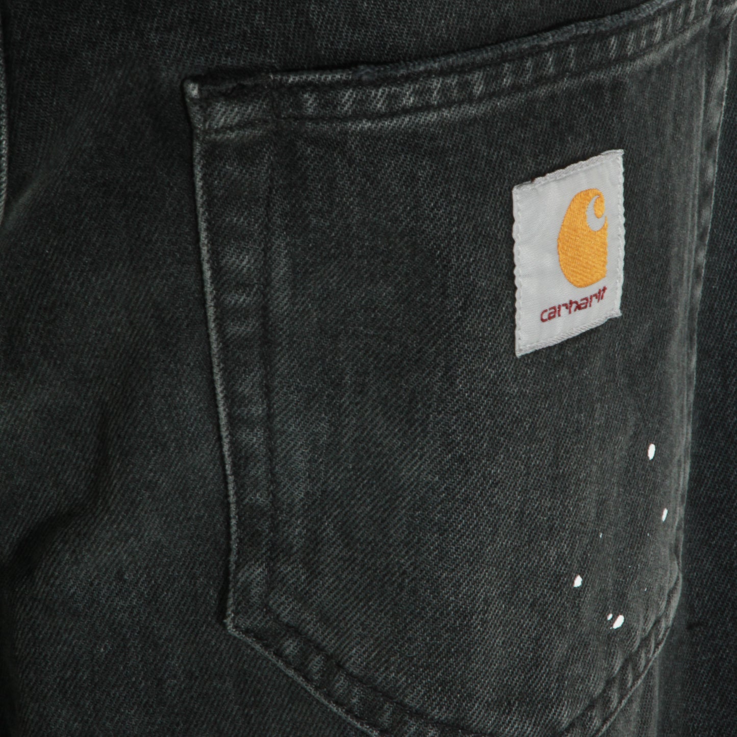 BLACK COTTON LANDON JEANS