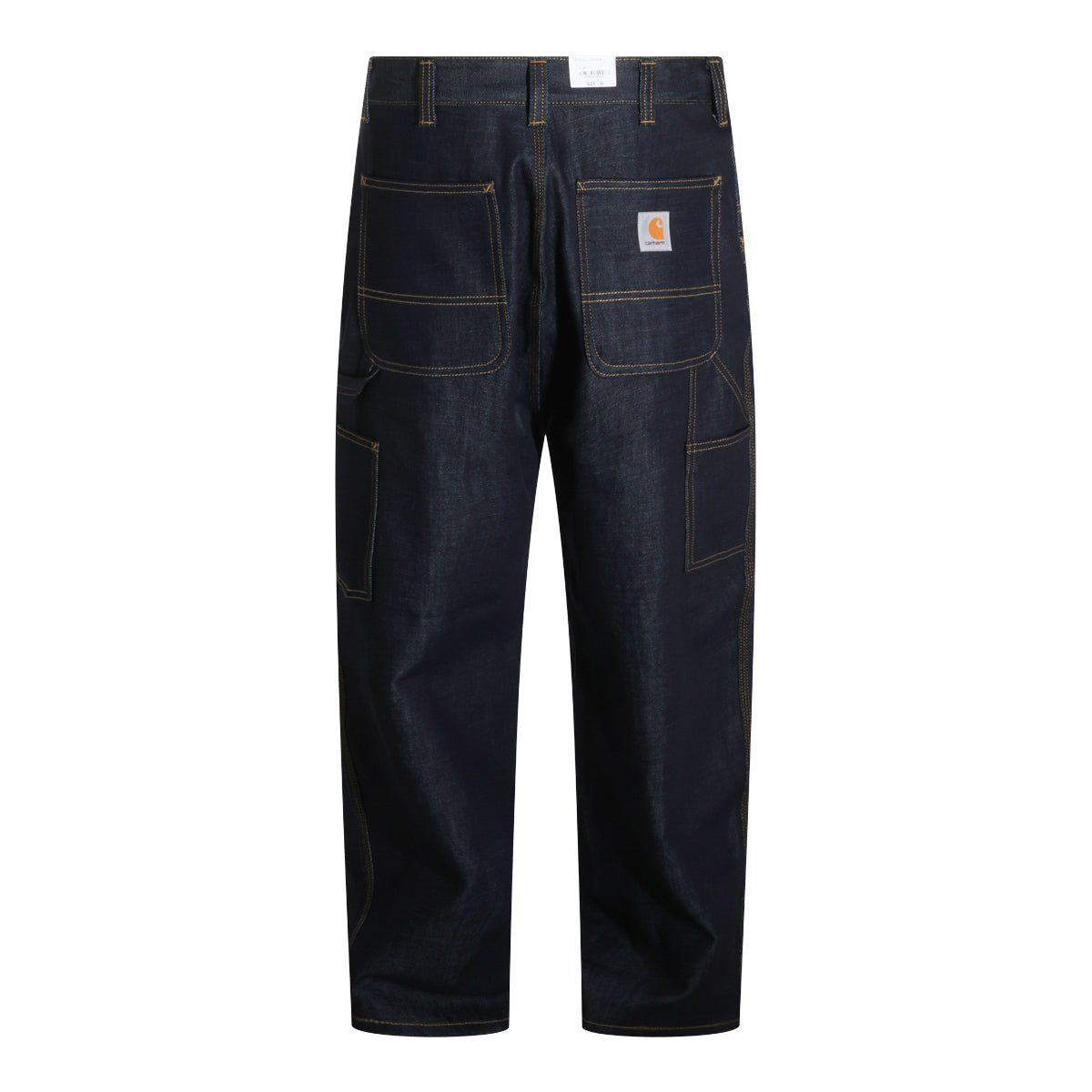 BLUE RIGID COTTON SINGLE KNEE JEANS
