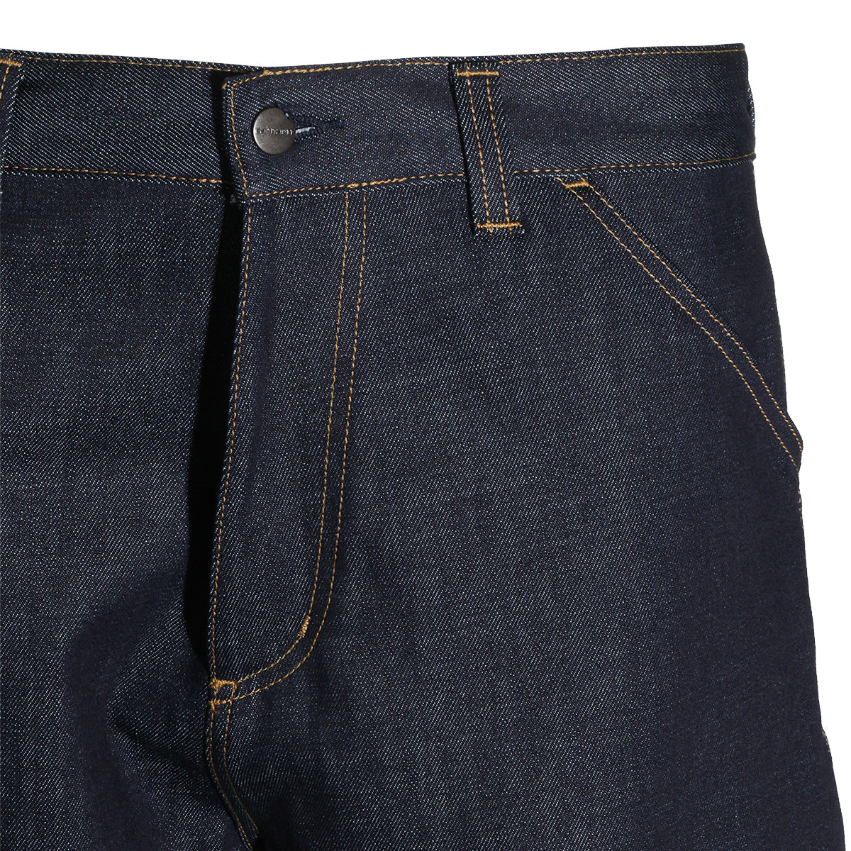 BLUE RIGID COTTON SINGLE KNEE JEANS