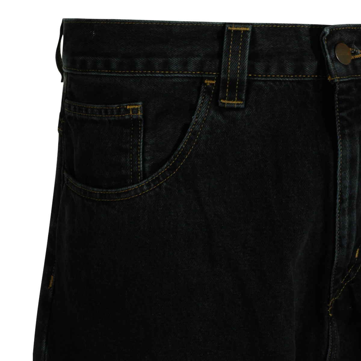 BLACK COTTON BRANDON JEANS