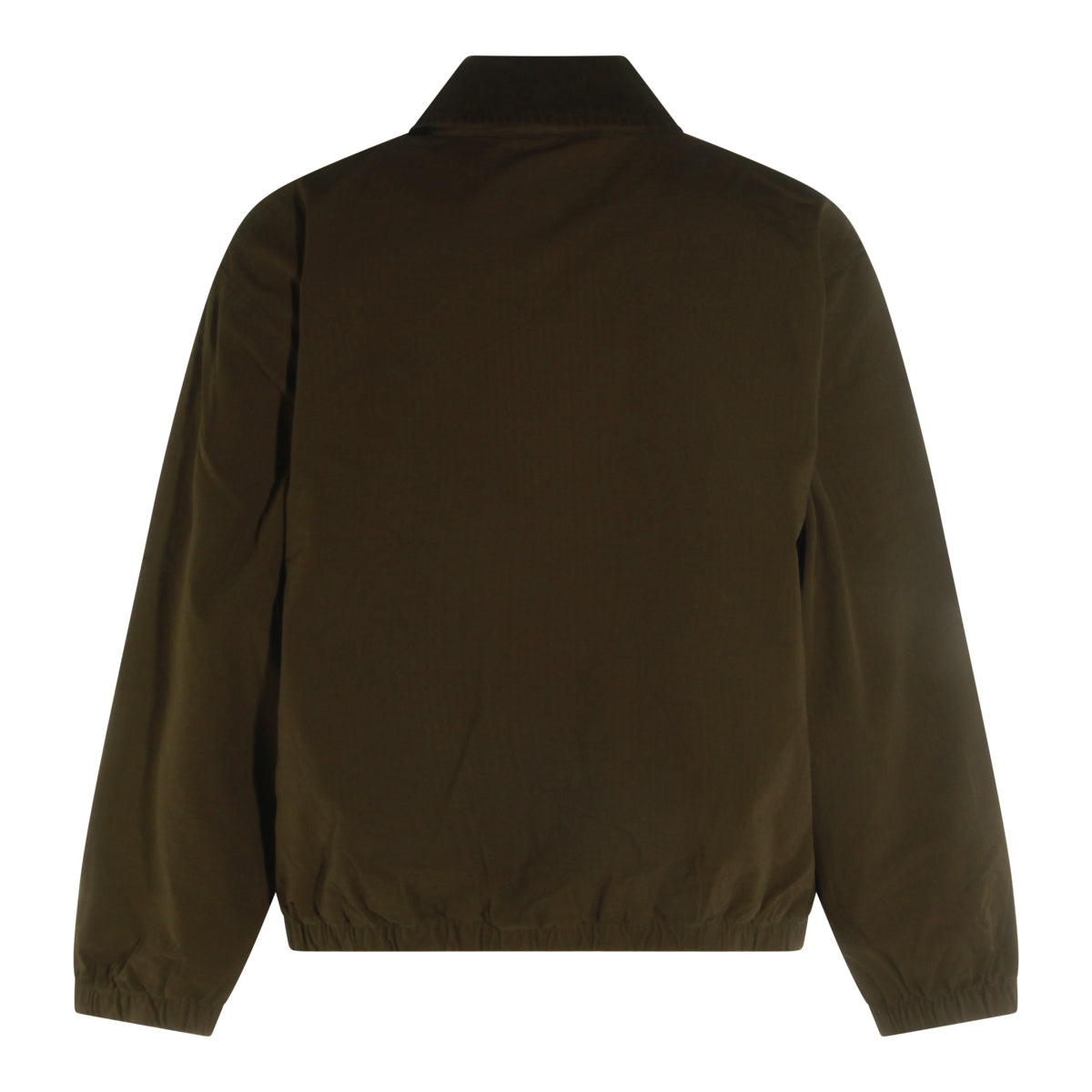 BROWN COTTON CASUAL JACKET