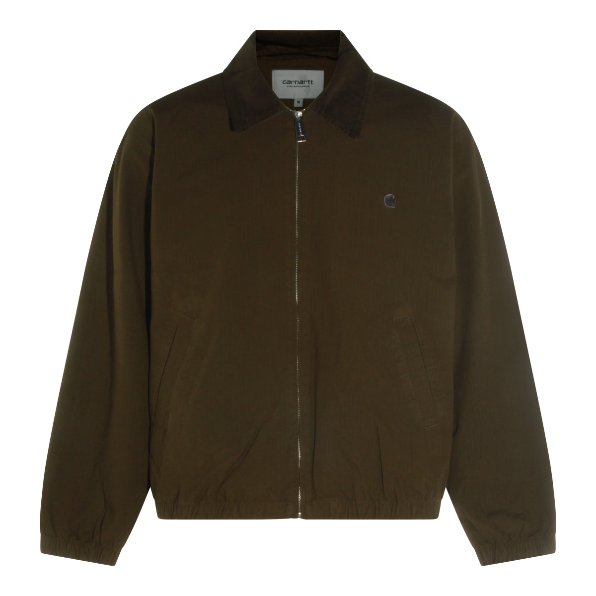BROWN COTTON CASUAL JACKET
