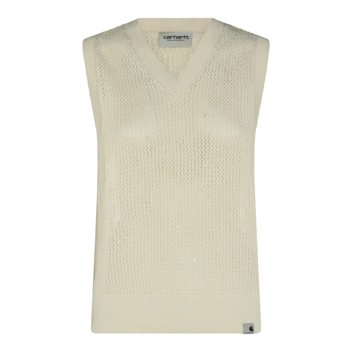 WAX COTTON BLEND VEST KNITWEAR