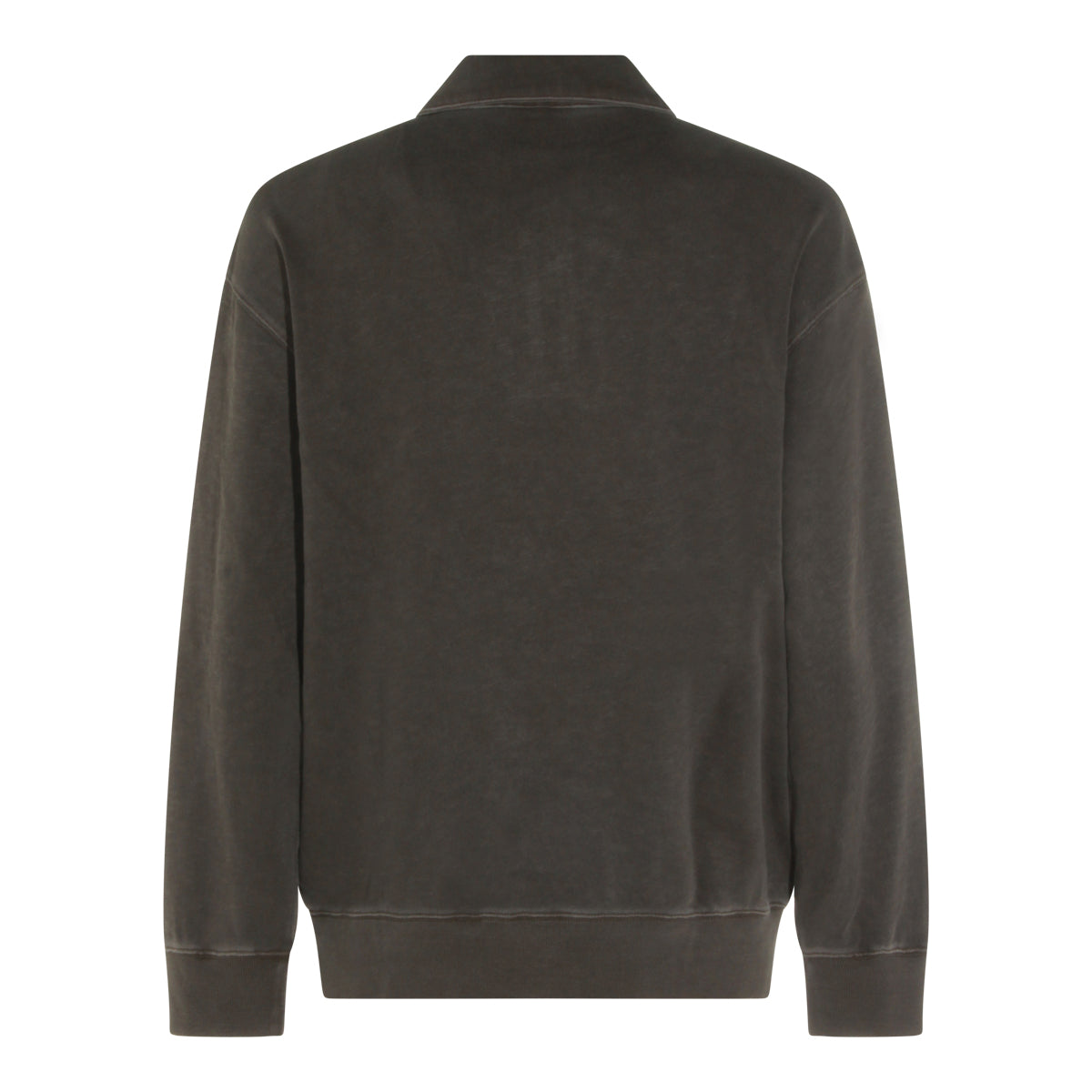 DARK BROWN COTTON HARPER SWEATSHIRT