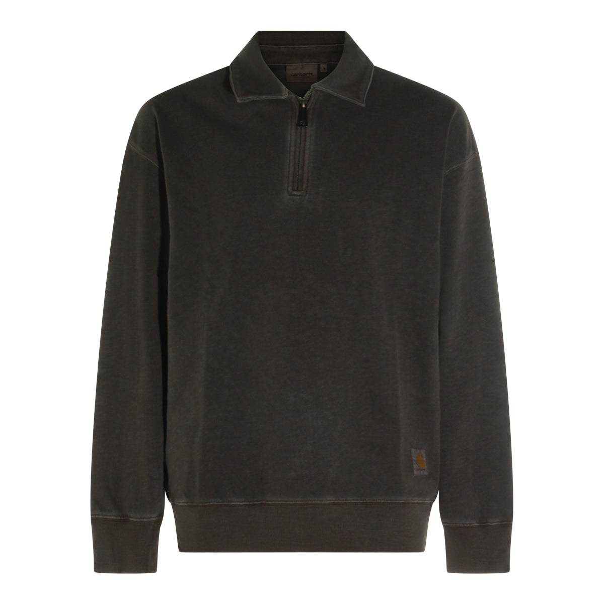DARK BROWN COTTON HARPER SWEATSHIRT