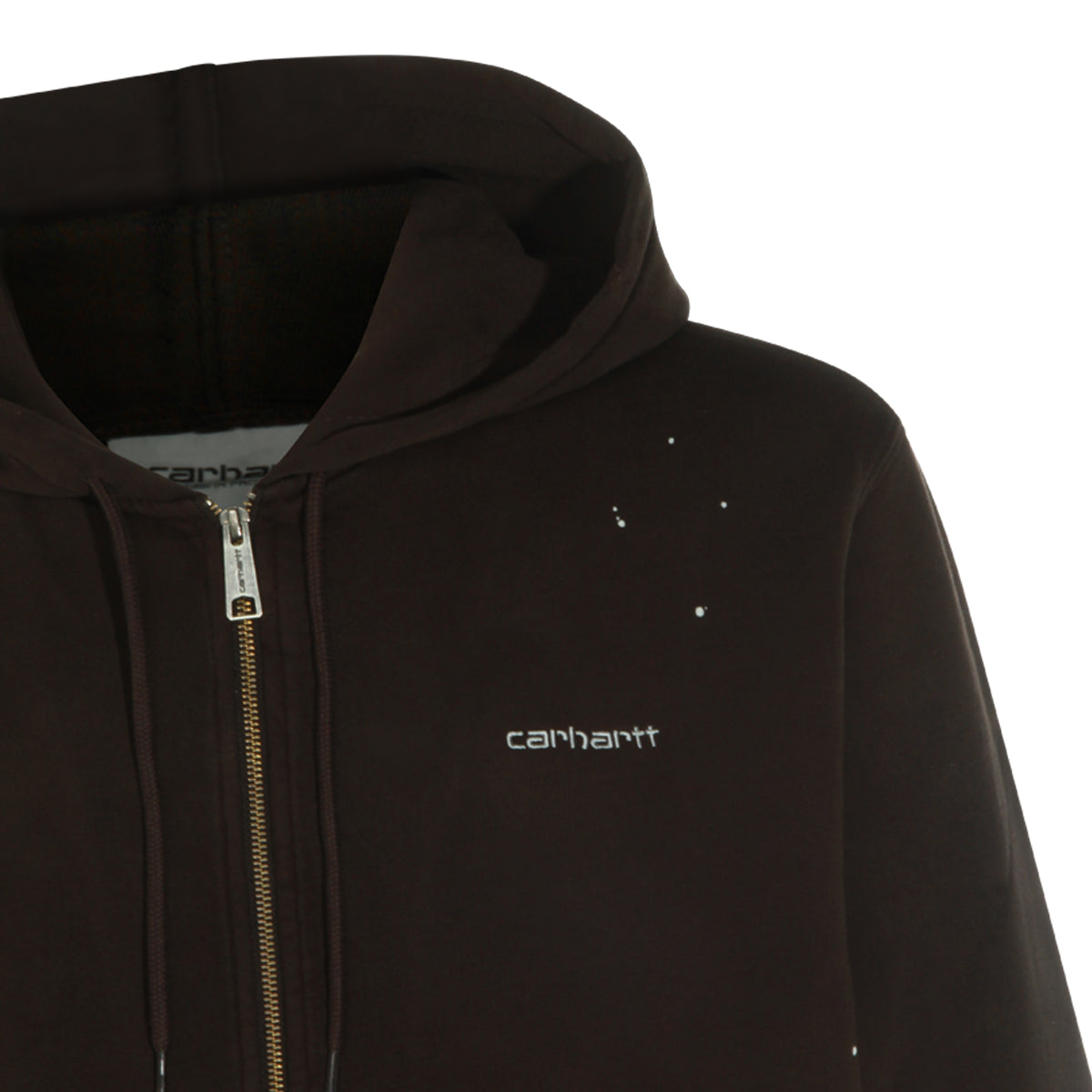 DARK BROWN COTTON SWEATSHIRT