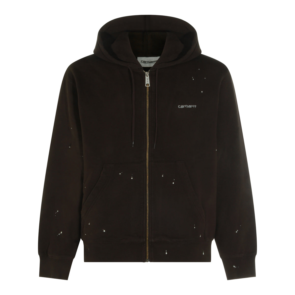 DARK BROWN COTTON SWEATSHIRT