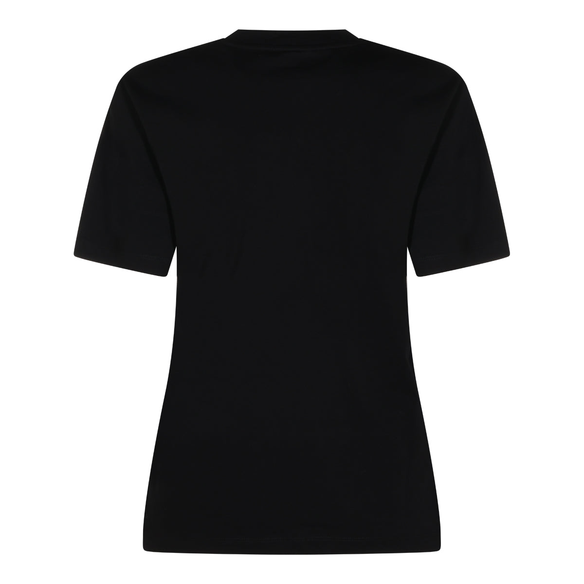 BLACK COTTON POCKET SMALL HEART T-SHIRT