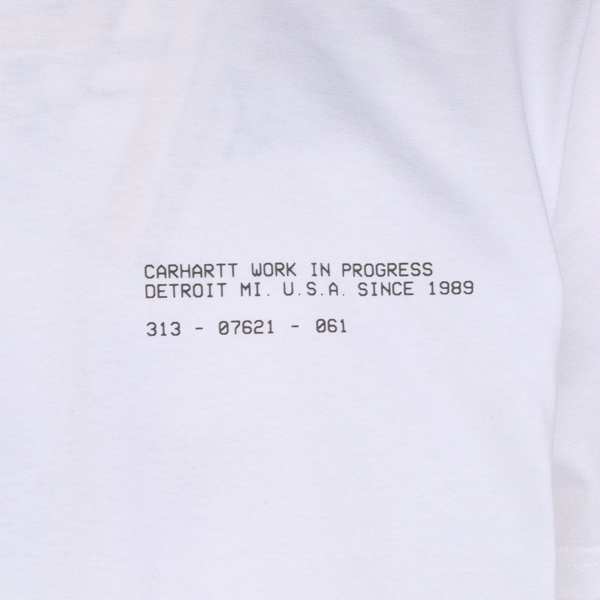 WHITE COTTON FEATHER PROGRESS T-SHIRT