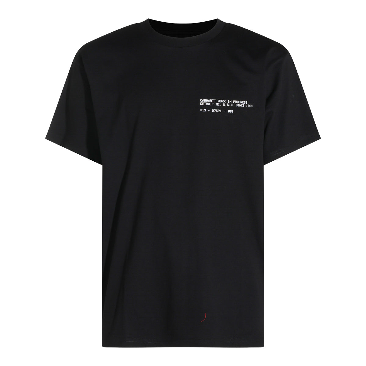 BLACK COTTON FEATHER PROGRESS T-SHIRT