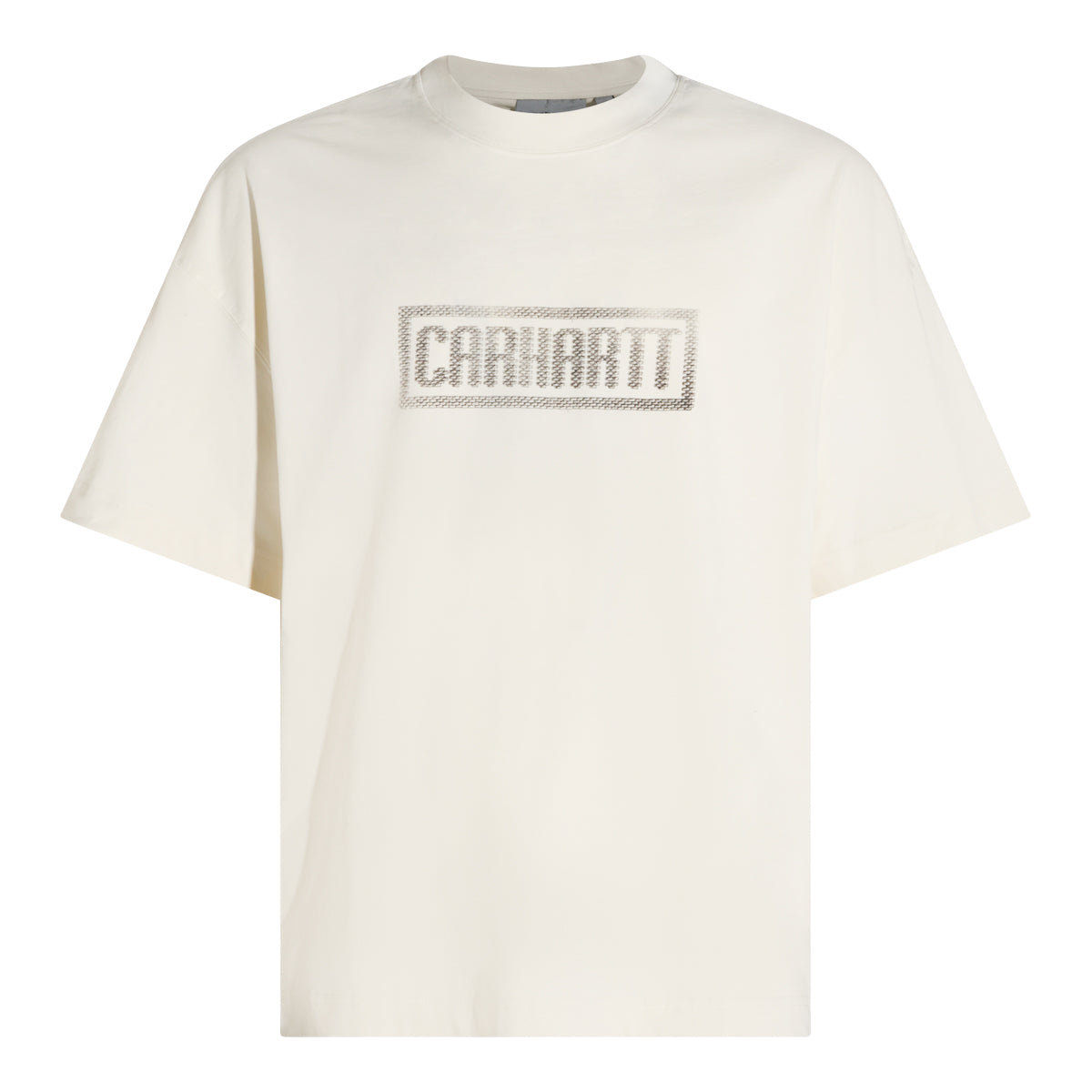 WHITE COTTON BRICKY MAN T-SHIRT