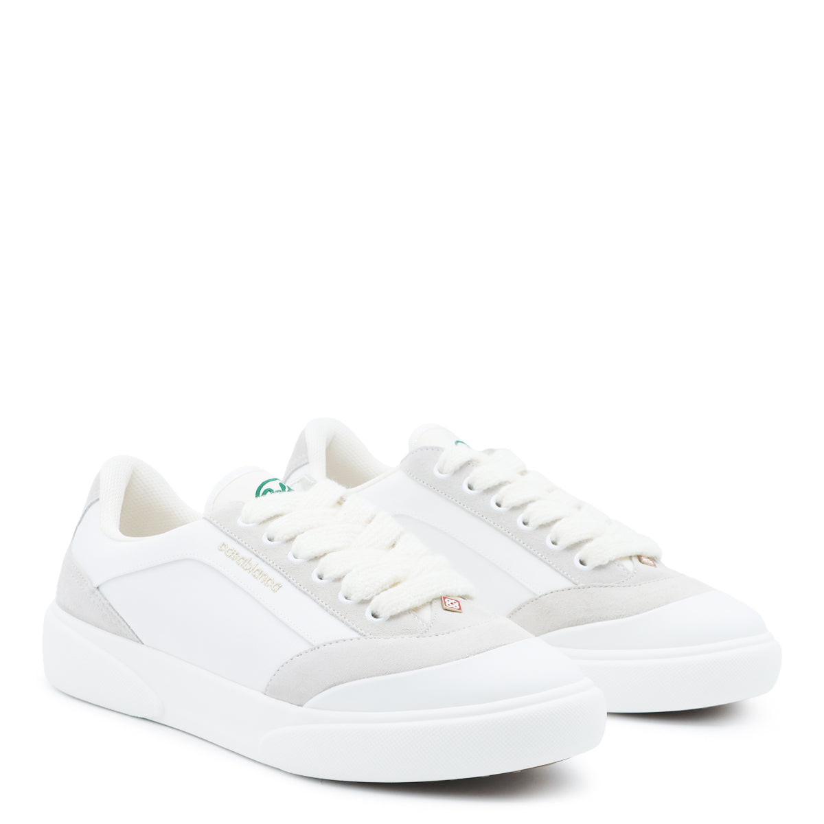 WHITE AND CREAM MENS DEL MAR SNEAKERS