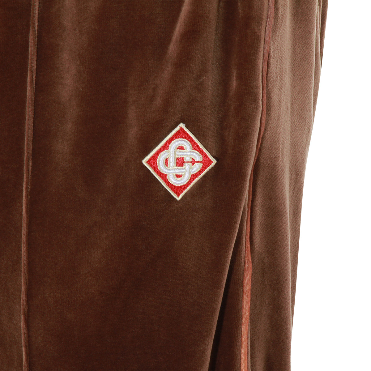 BROWN VELOUR TRACK PANT