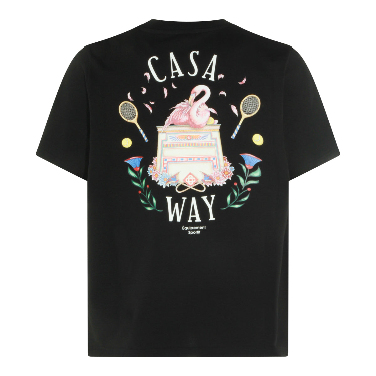 BLACK COTTON T-SHIRT