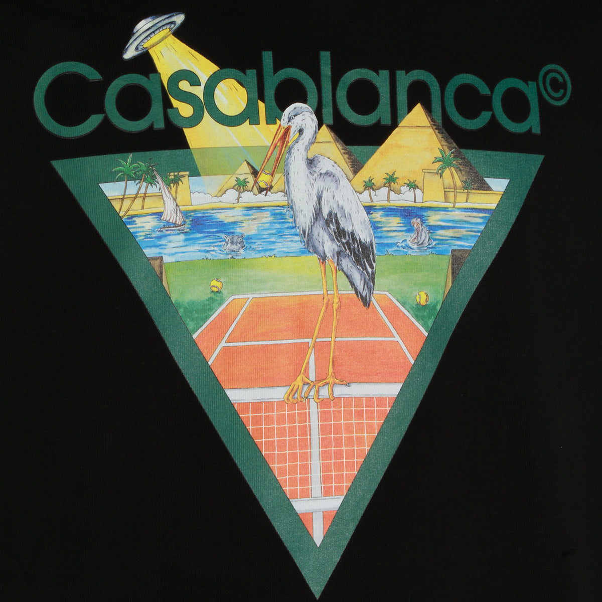 BLACK COTTON T-SHIRT