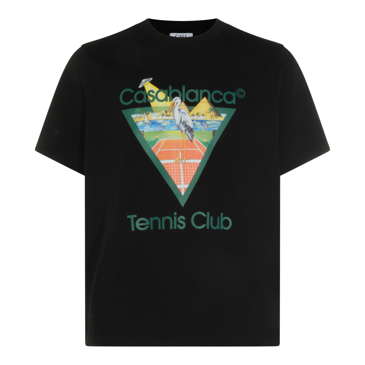 BLACK COTTON T-SHIRT