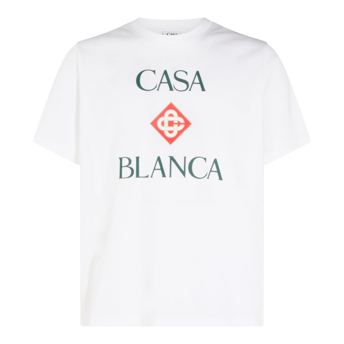 WHITE COTTON T-SHIRT