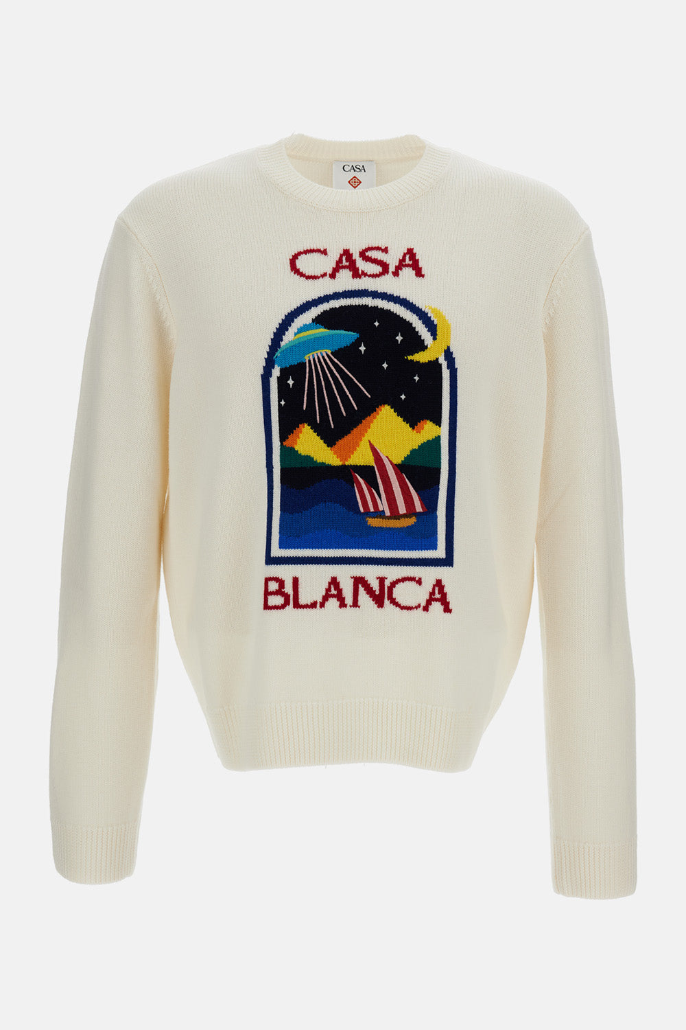 PYRAMID ABDUCTION CREWNECK SWEATER
