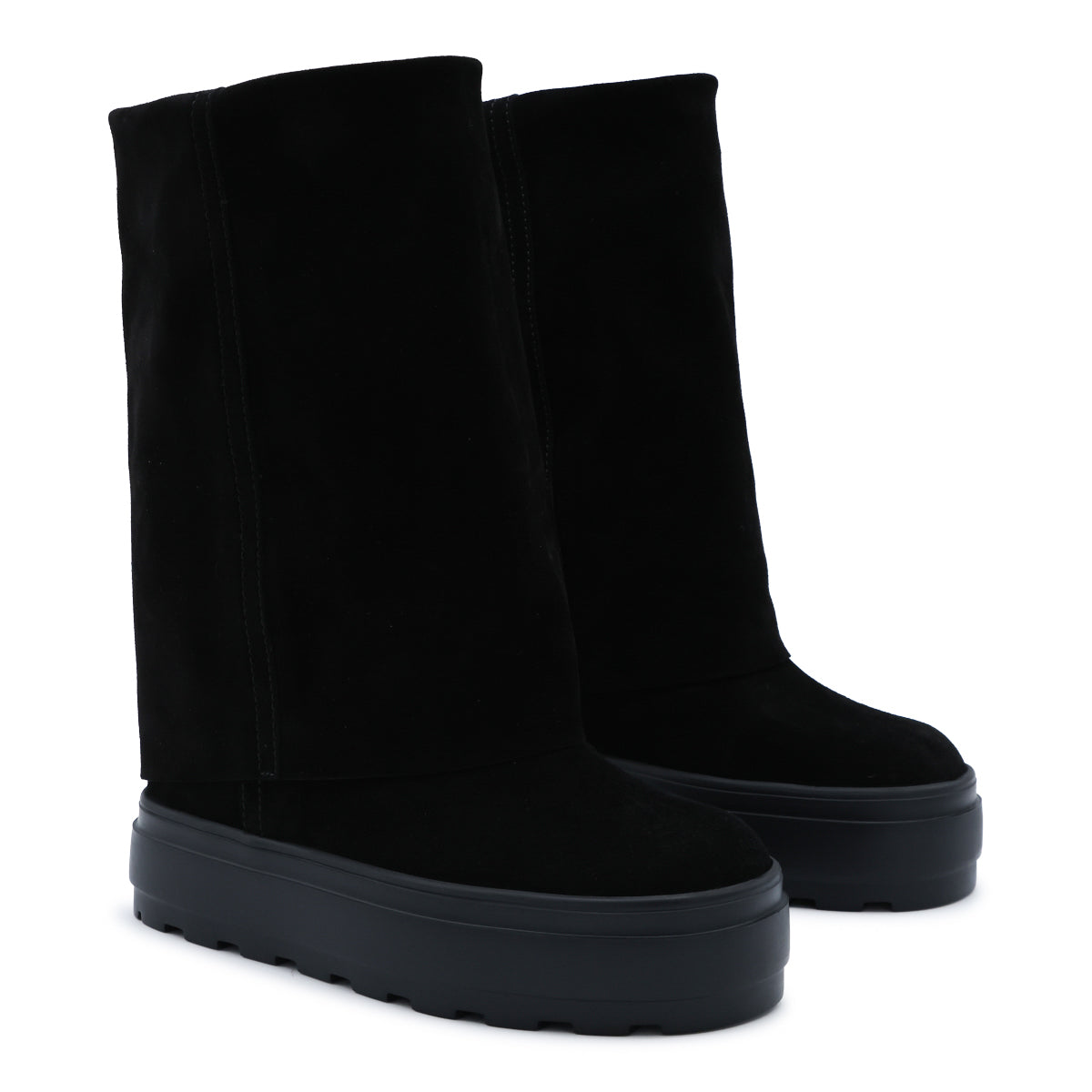 BLACK SUEDE BOOTS