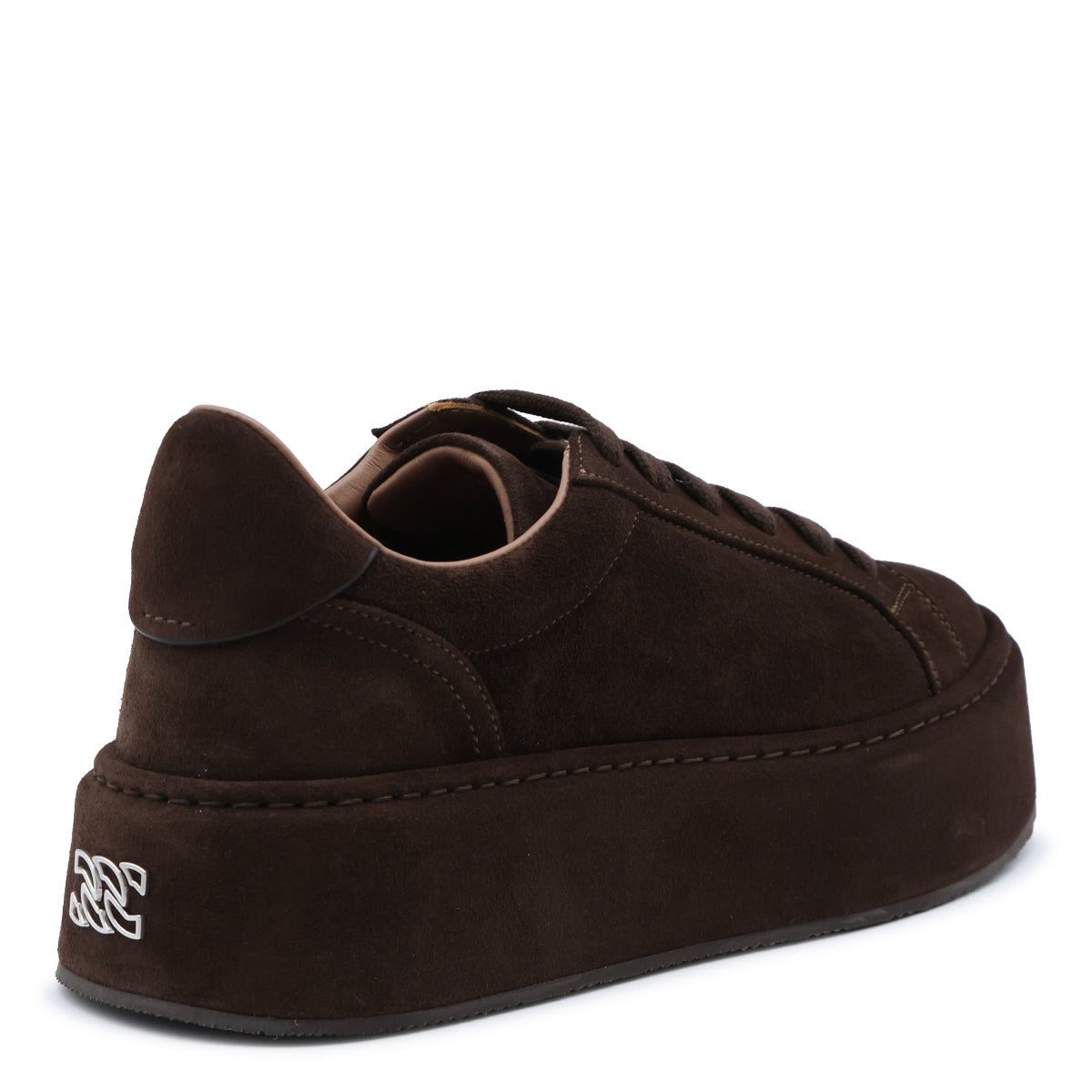DARK BROWN LEATHER SNEAKERS