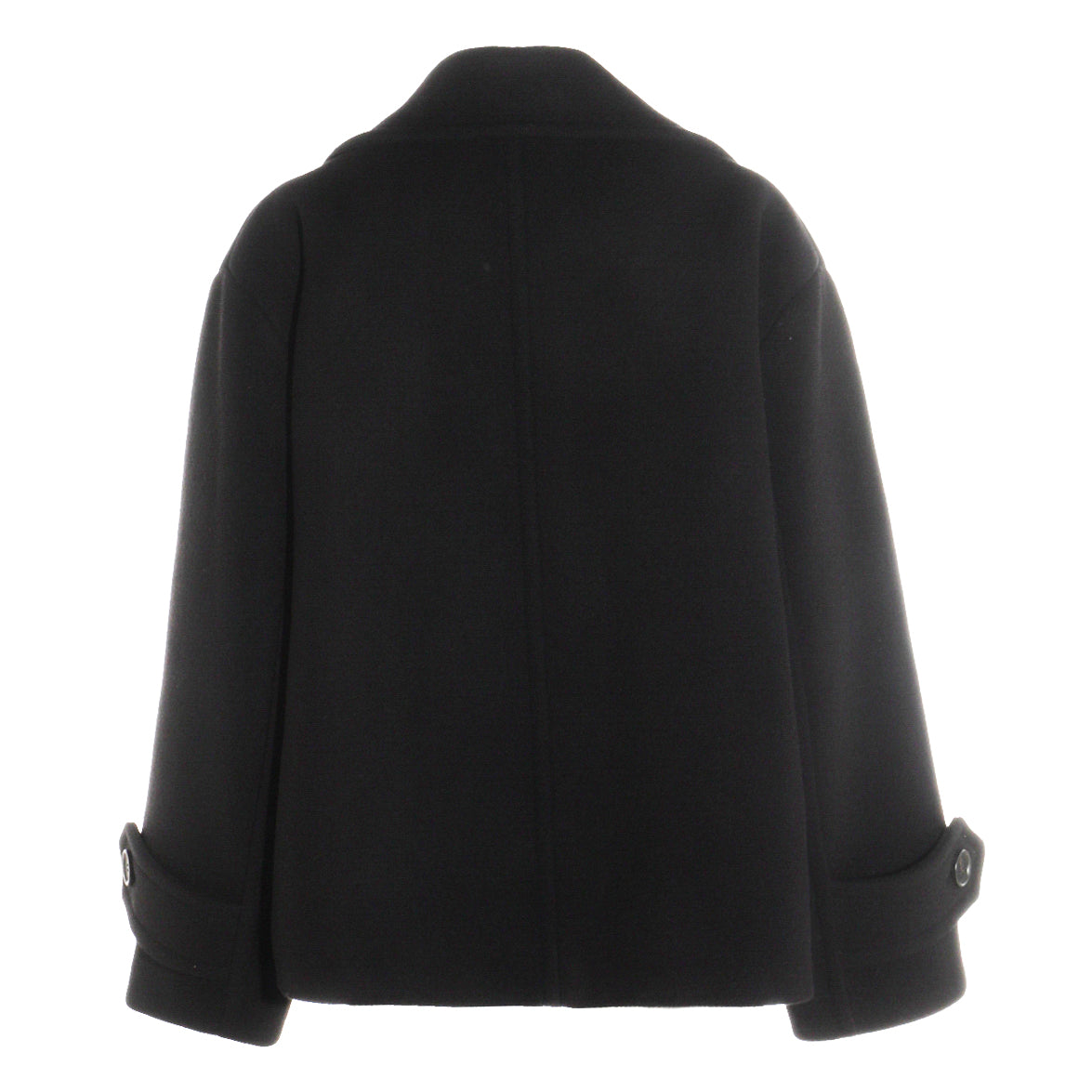 BLACK WOOL COAT