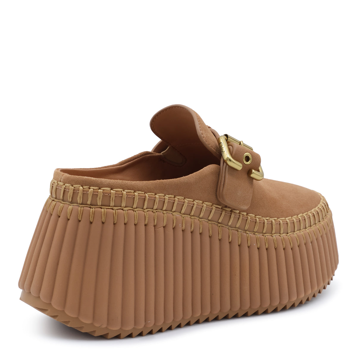 POTTERY BROWN LEATHER NAMA SNEAKERS