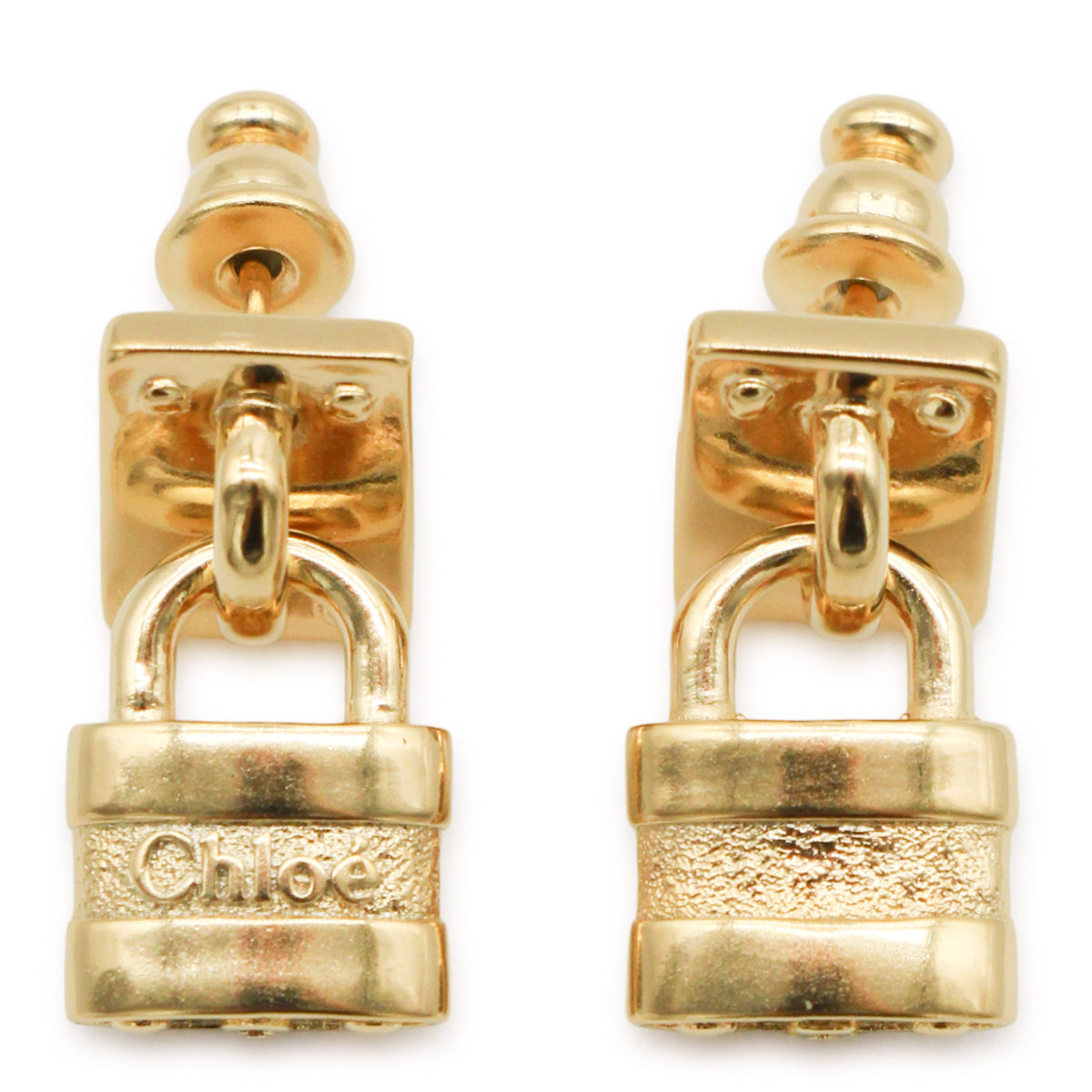GOLD BRASS EARRINGS