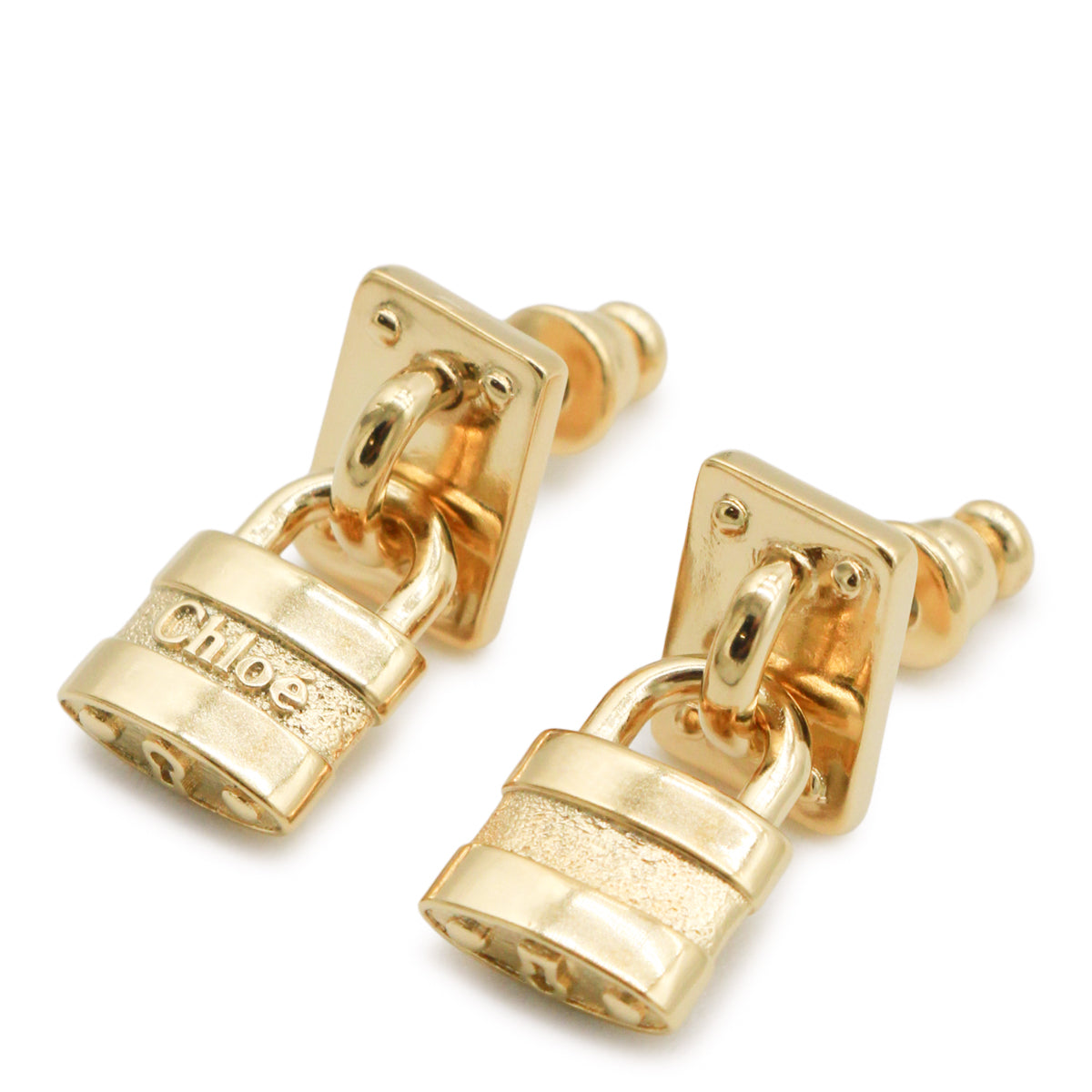 GOLD BRASS EARRINGS