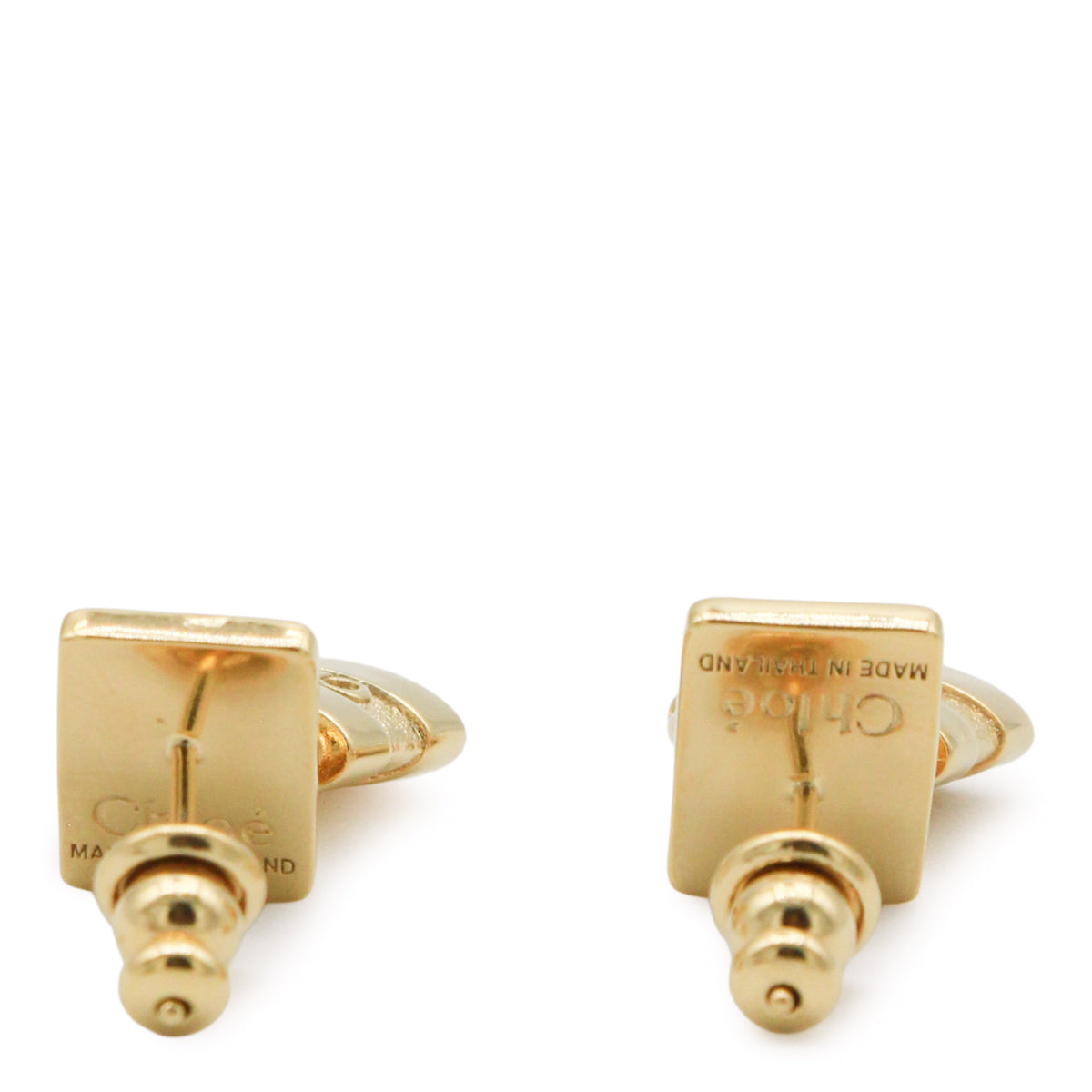 GOLD BRASS EARRINGS