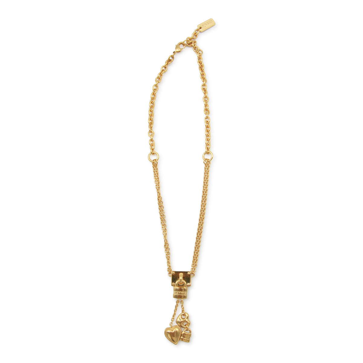 GOLD BRASS NECKLACE