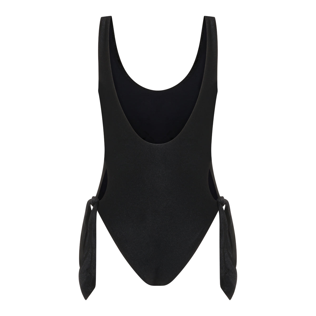 BLACK AND PINK CUT OUT ONE PIECE BEACHWEAR