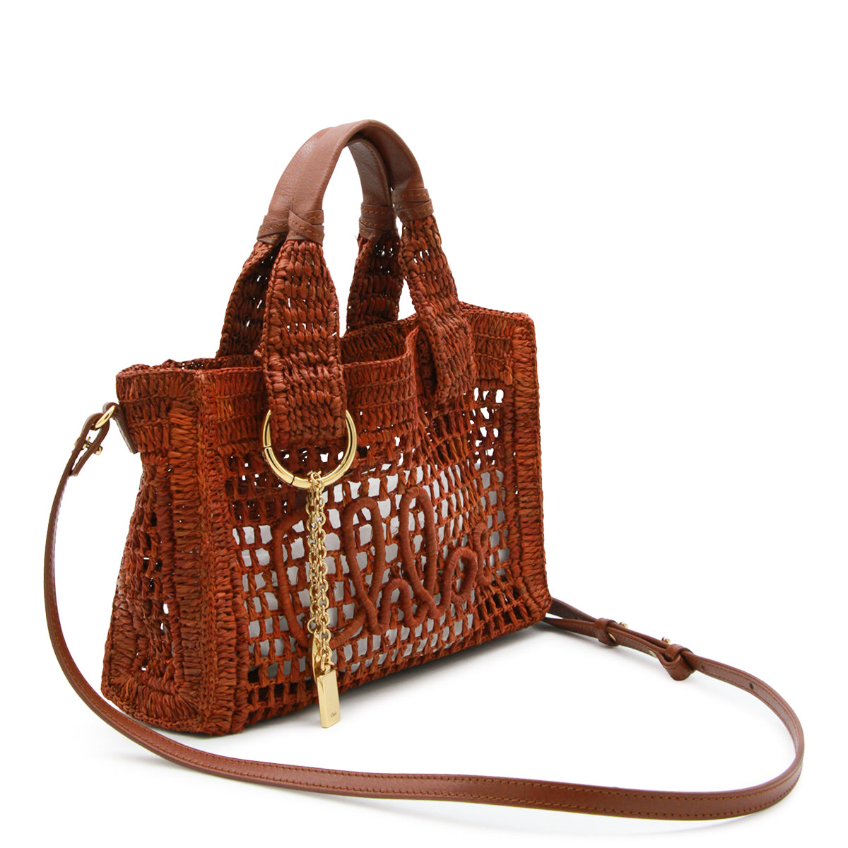 CLAY BROWN BANANA EAST WEST TOTE BAG