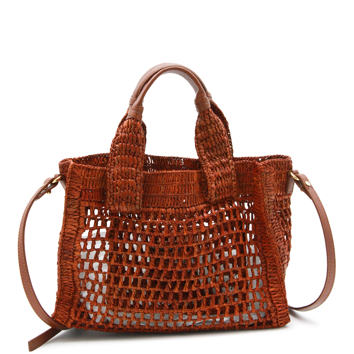 CLAY BROWN BANANA EAST WEST TOTE BAG